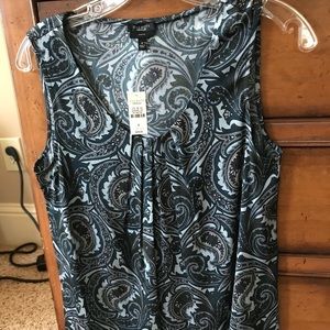 Talbots silk top size 6